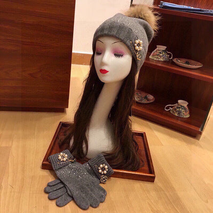 CONJUNTO DE TRES PIEZAS EN CACHEMIR GRIS TIBURÓN 424005 