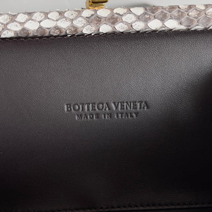 BV Knot Clutch 20 in Python Leather 209321