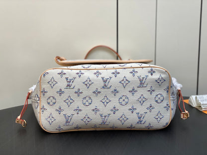Tela jacquard con monograma multicolor beige mm 31 de Neverfull
