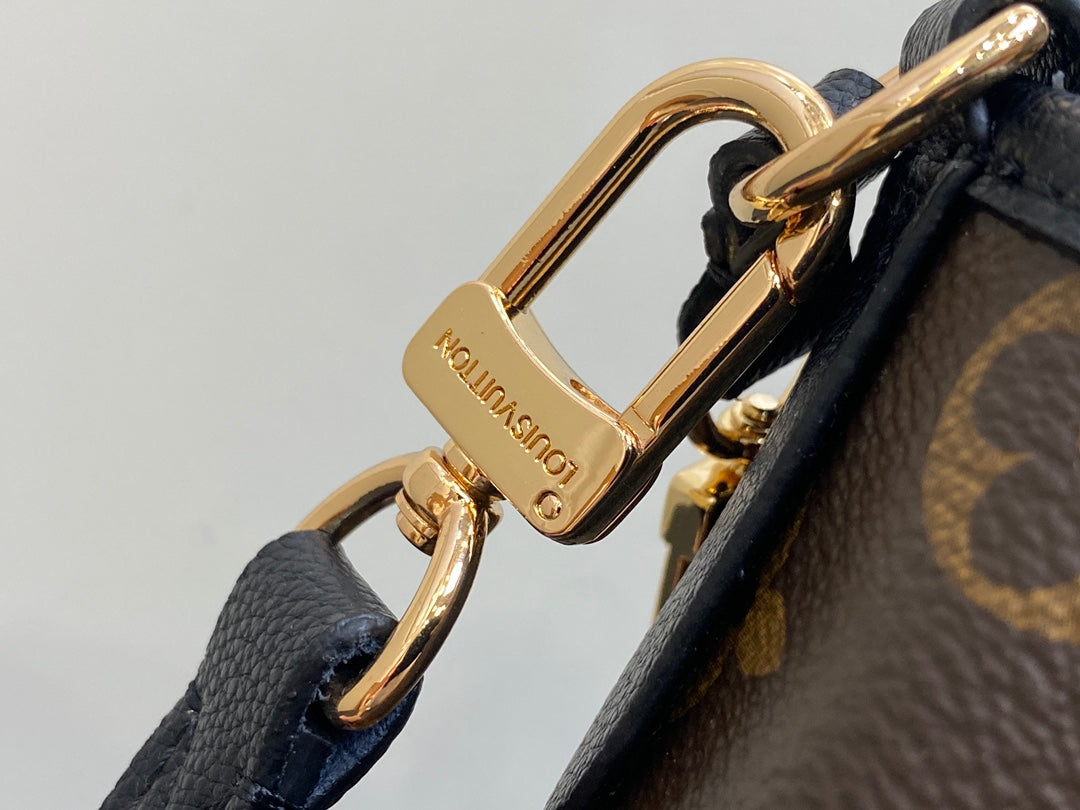 Neverfull 24 Bandouli¨¨re Inside Out BB Black Calfskin