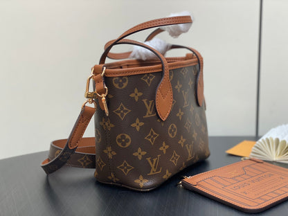 Neverfull 24 Bandouli¨¨re Inside Out BB Brown Calfskin