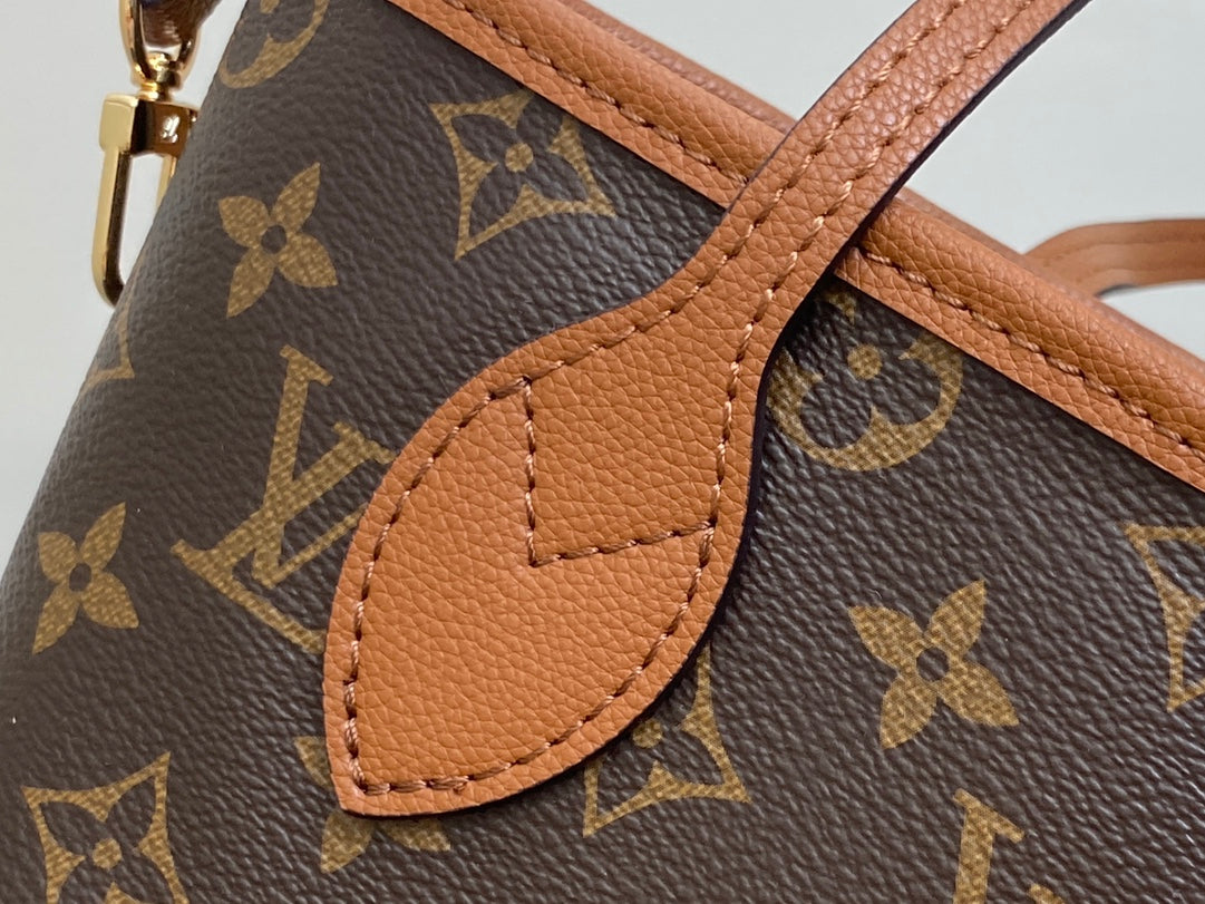 Neverfull 24 Bandouli¨¨re Inside Out BB Brown Calfskin