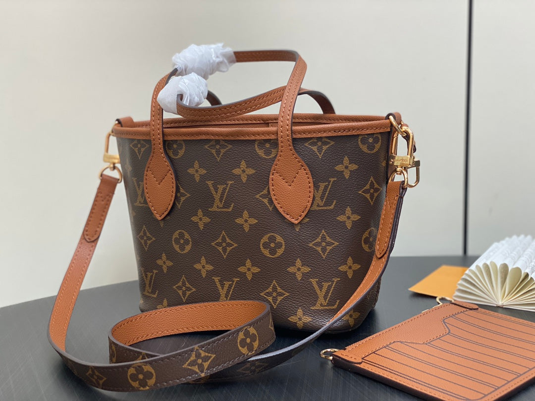 Neverfull 24 Bandouli¨¨re Inside Out BB Brown Calfskin
