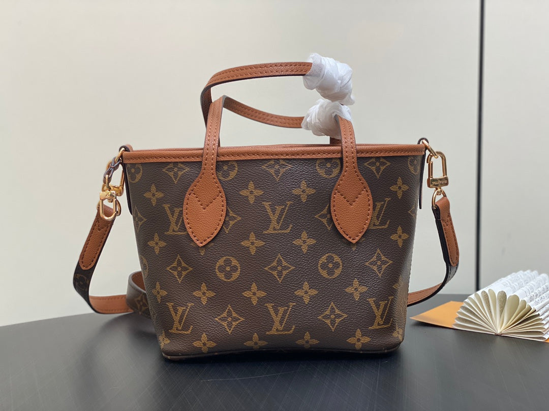 Neverfull 24 Bandouli¨¨re Inside Out BB Brown Calfskin