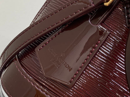 alma bb 23 bordeaux red epi calfskin
