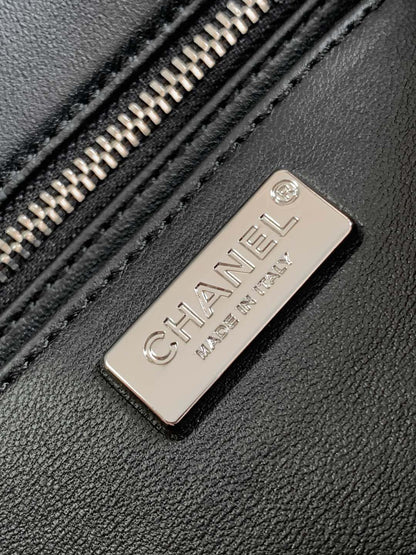 CC 25C Blanc Noir Paillettes Quincaillerie Argentée