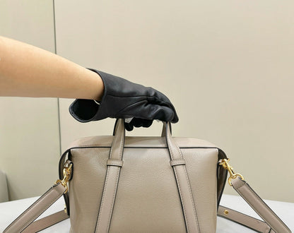 BOLSO FENDI 27 DE PIEL DE BECERRO MARRÓN MARRÓN CON HERRAJES DORADOS