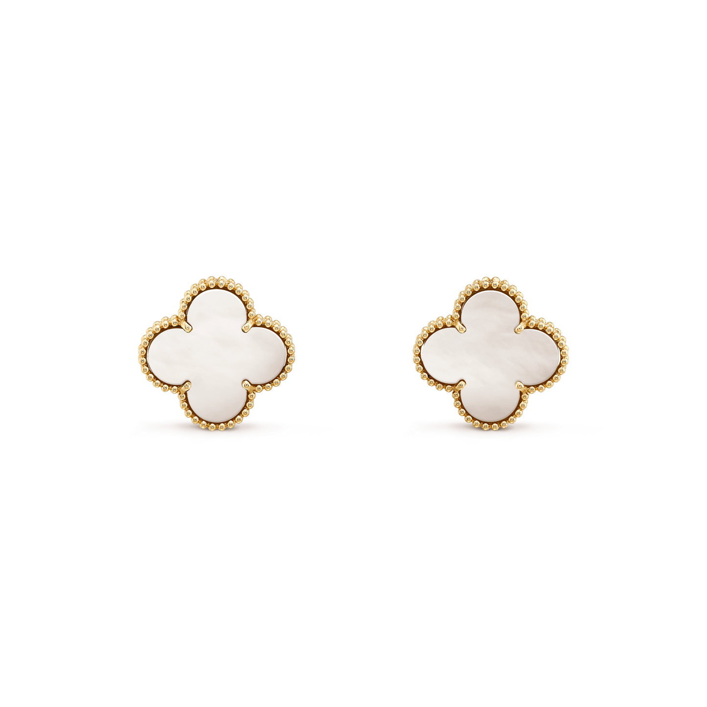 DIANA CLOVER MINI GOLD EARRINGS