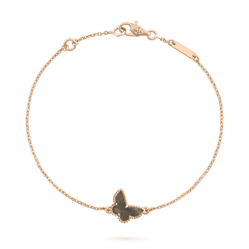 DIANA BUTTERFLY ONYX  BUTTERFLY BRACELET