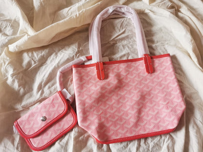 MINI HOBO BOHEME LONA ROSA 38CM