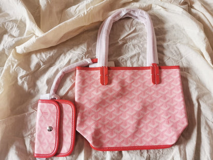 MINI HOBO BOHEME LONA ROSA 38CM