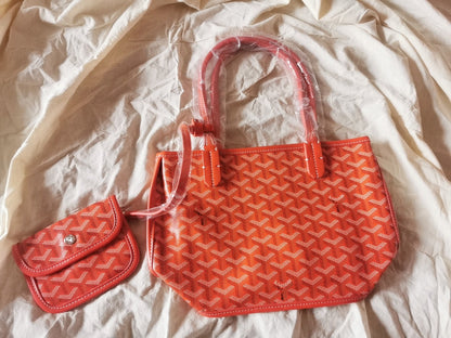 MINI HOBO BOHEME 38CM LONA ROJA
