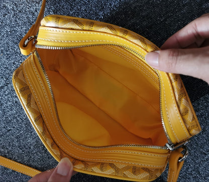 BOLSA CAP-VERT PM 23X8X14CM LONA AMARILLA