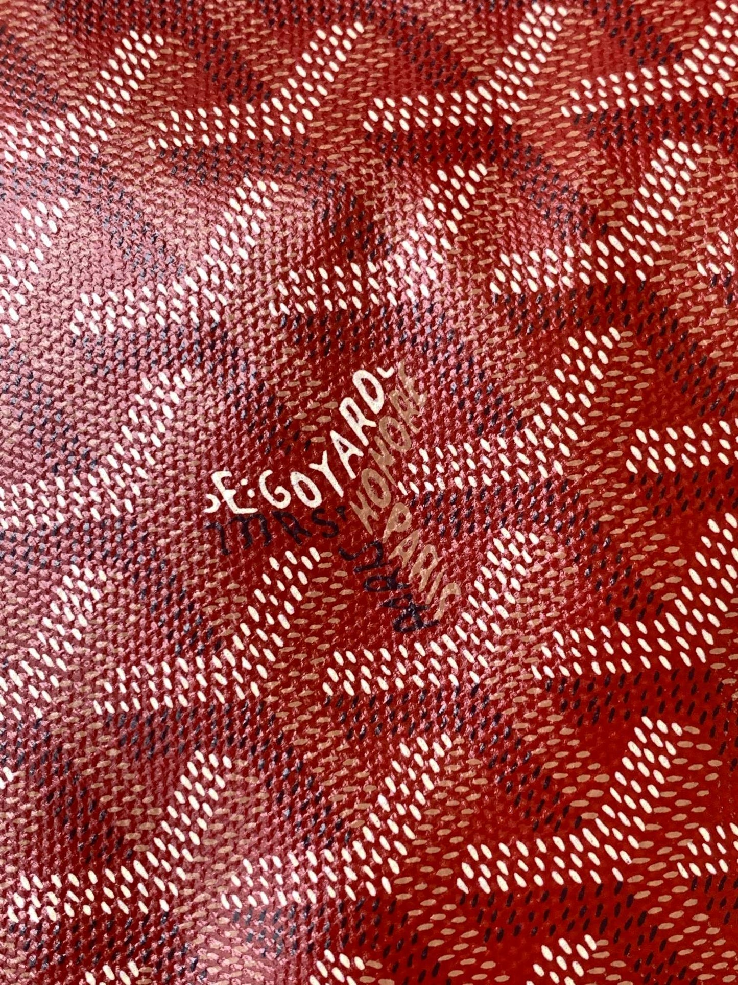 SAC À TOAST GOYA D'OCCASION 21CM TOILE ROUGE