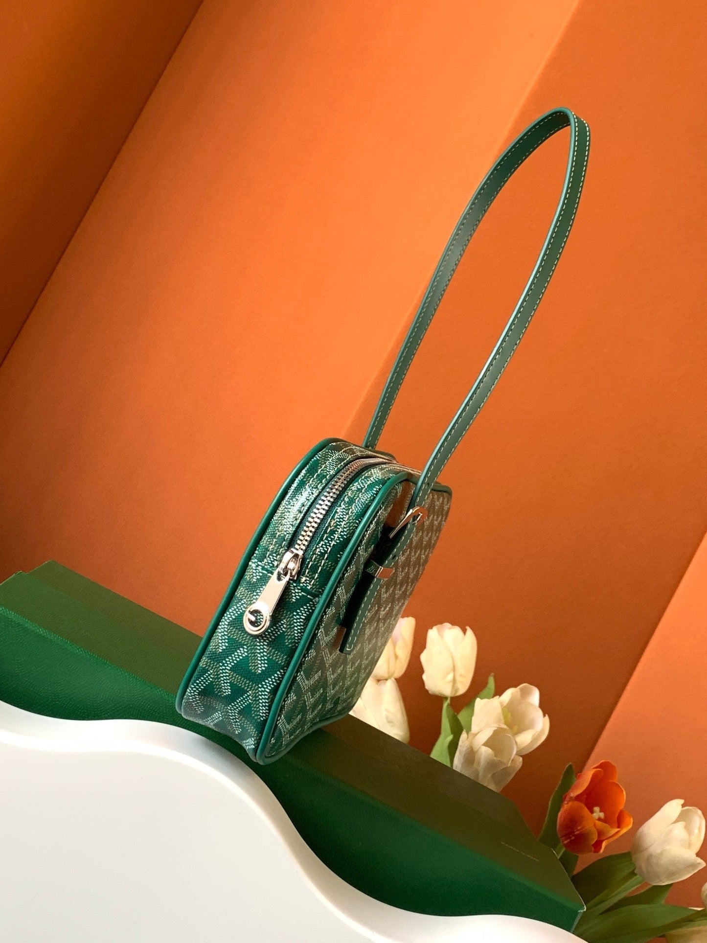 SAC À TOAST GOYA D'OCCASION 21CM TOILE VERTE