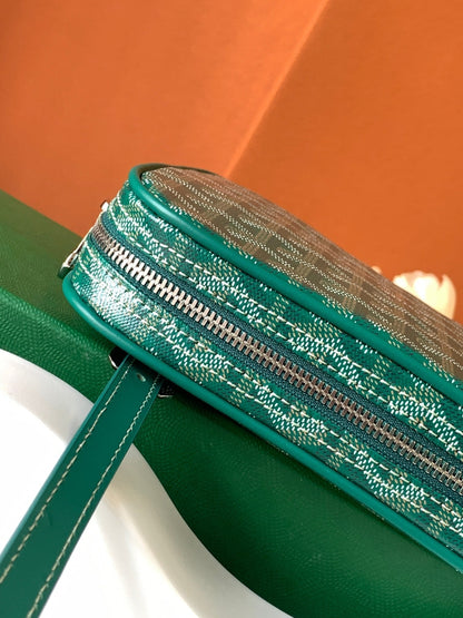SAC À TOAST GOYA D'OCCASION 21CM TOILE VERTE
