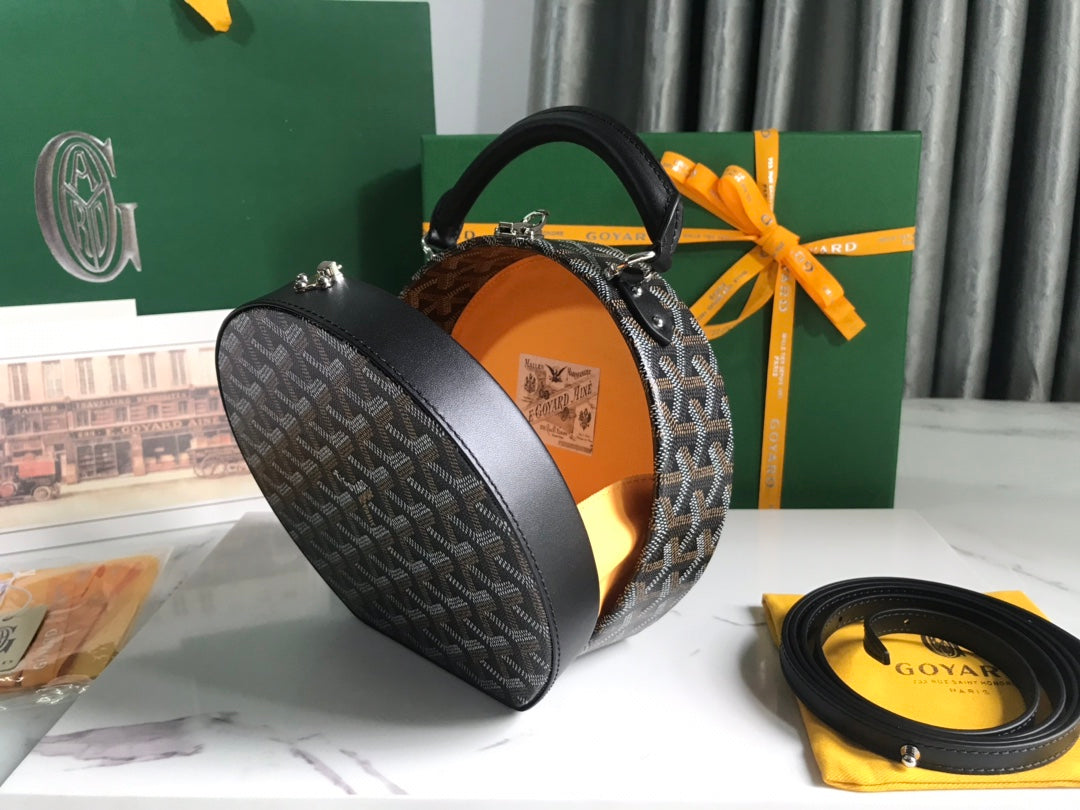LE SAC DE COFFRE ALTO HATBOX 18CM EN TOILE NOIRE