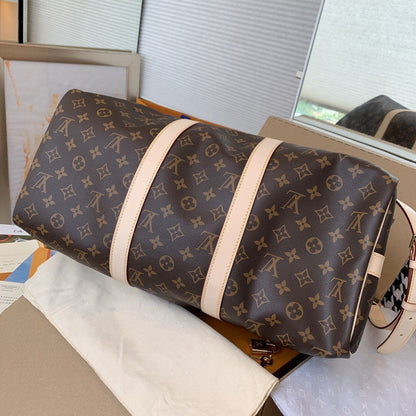 LV KEEPALL BANDOULIERE 45 LONA CON MONOGRAMA