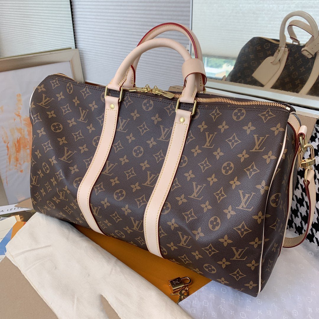 LV KEEPALL BANDOULIERE 45 LONA CON MONOGRAMA