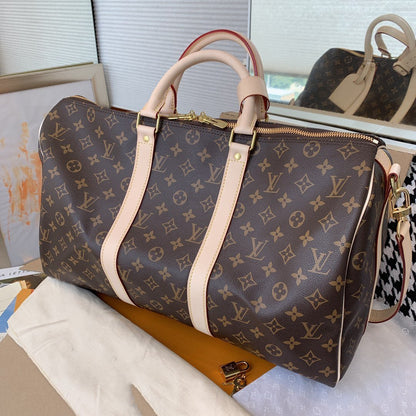 LV KEEPALL BANDOULIERE 45 LONA CON MONOGRAMA