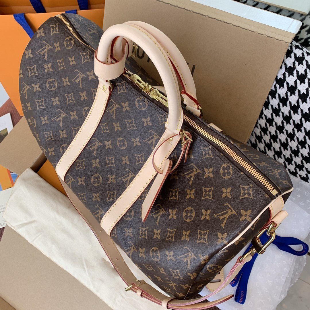 LV KEEPALL BANDOULIERE 45 LONA CON MONOGRAMA